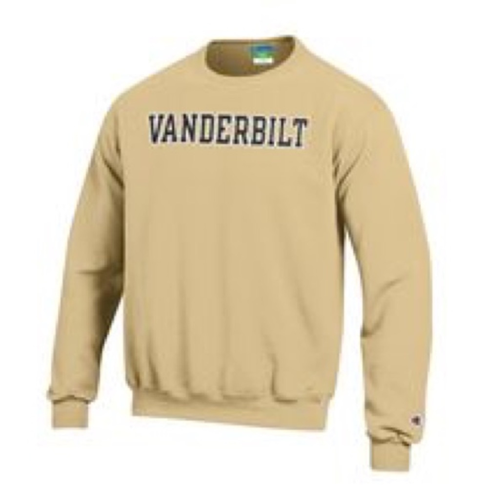 Golden Yellow Vanderbilt Crew Fit Sweatshirt